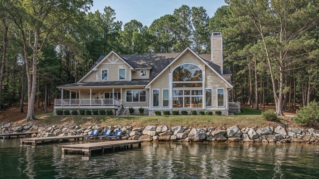 Beautiful vacation home in a natural setting reflecting comfort and possibility