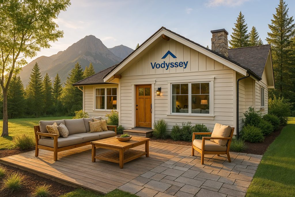 Beautifully furnished vacation rental home in scenic destination with outdoor living space