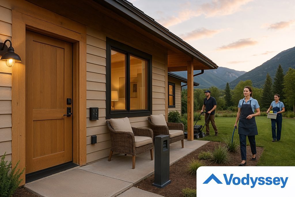 A beautifully maintained vacation home showcasing a modern operations system in 2025