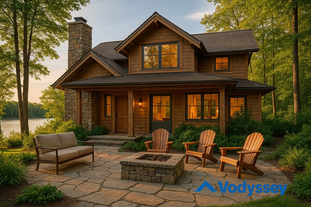Beautiful vacation home in nature representing lifestyle asset investing for 2025