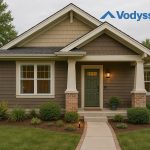 Beautiful vacation home exterior with regulatory compliance features
