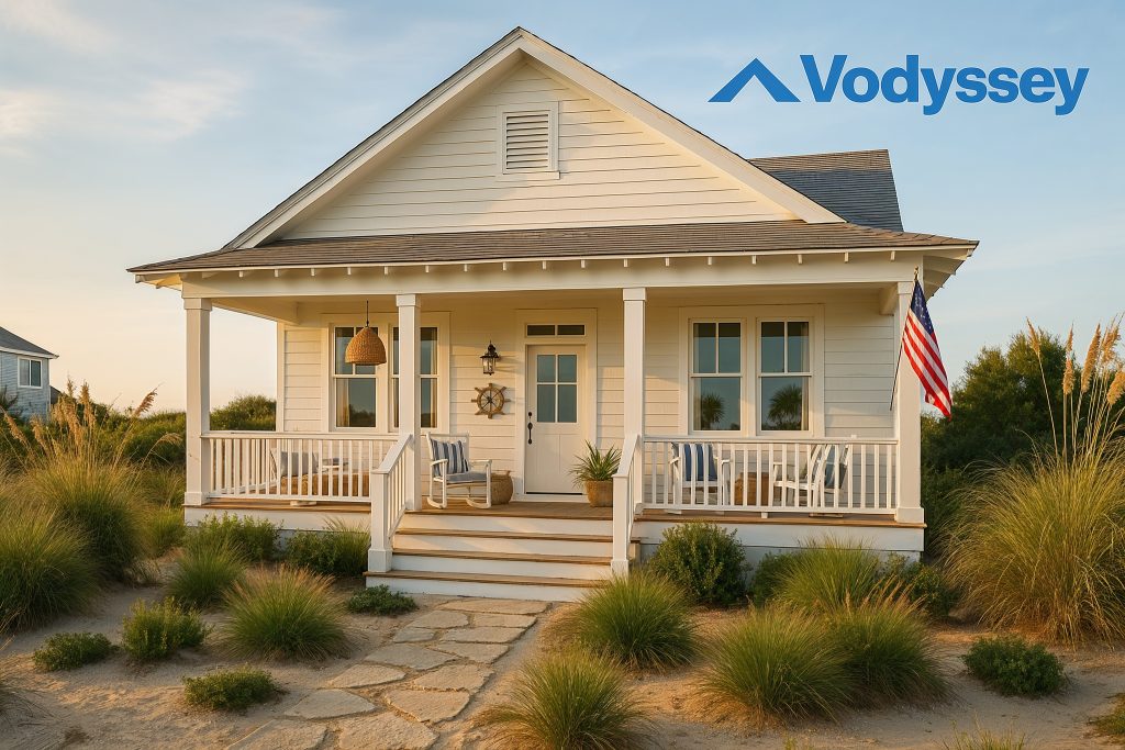 Charming North Carolina beach house representing a successful vacation rental business